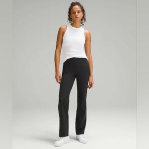 Lululemon Smooth Fit Pull-On High-Rise Pant Size 10 Black | Stretch Work Travel